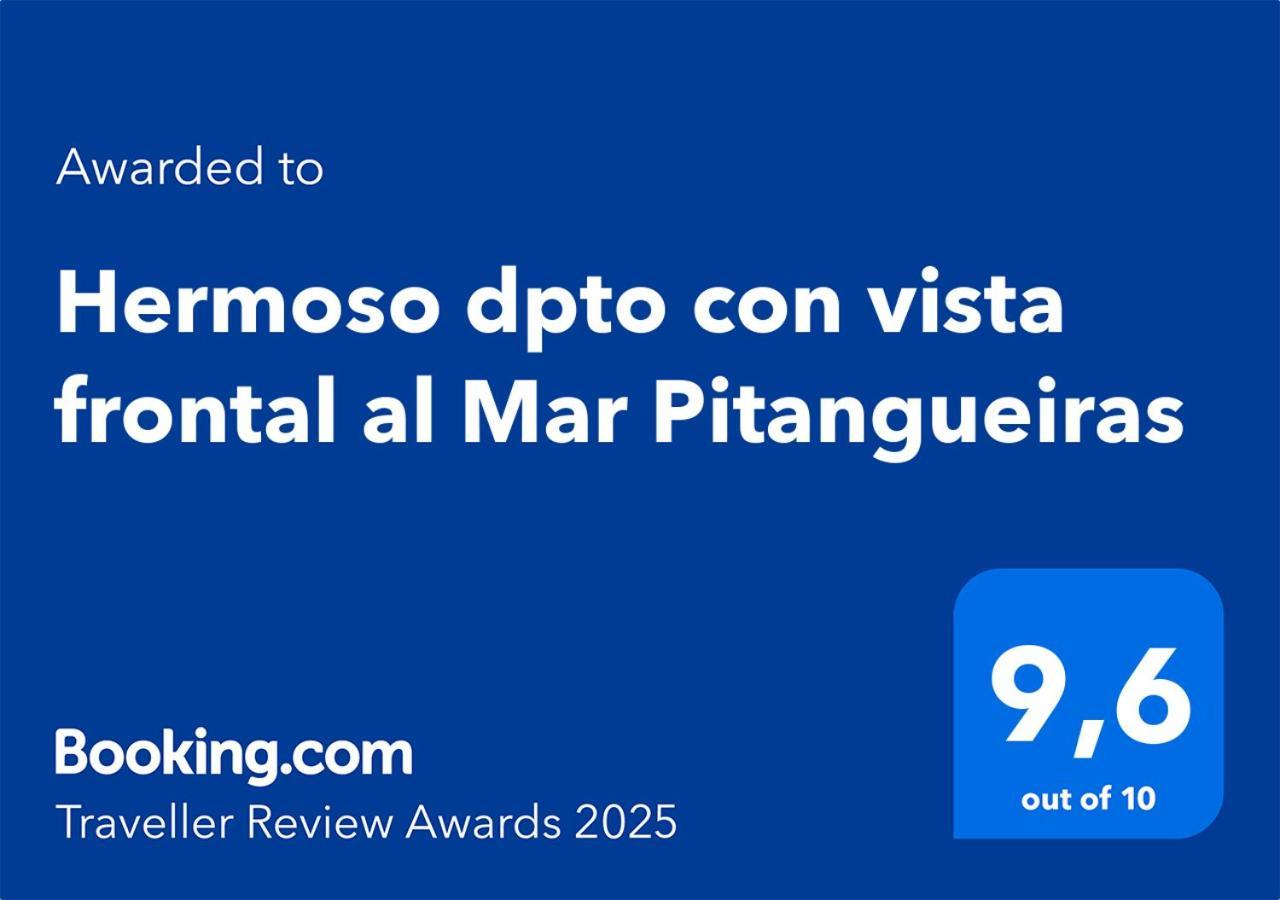 Hermoso Dpto Con Vista Frontal Al Mar Pitangueiras กัวรูจา ภายนอก รูปภาพ
